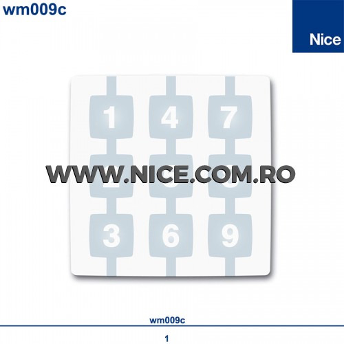 Modul cu 9 canale Nice Wm009c